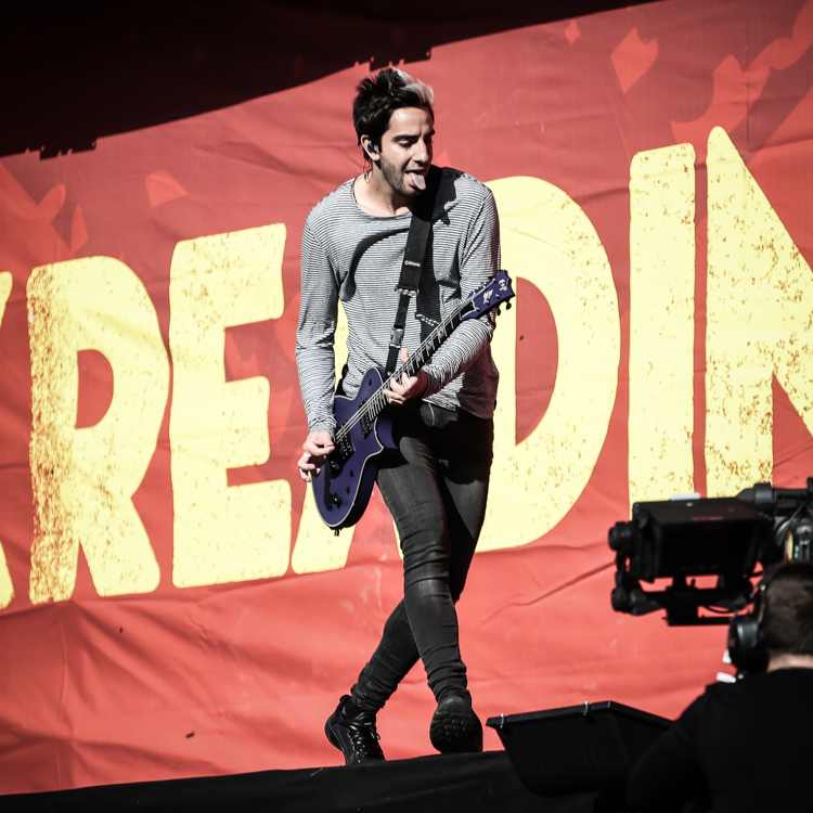 All Time Low live gig photos, Reading Festival 2015 